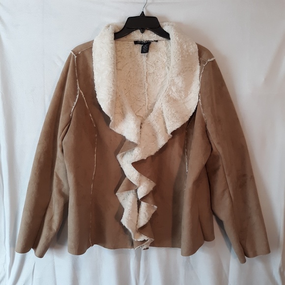 Lane Bryant Jackets & Blazers - Lane Bryant Faux Fur Coat